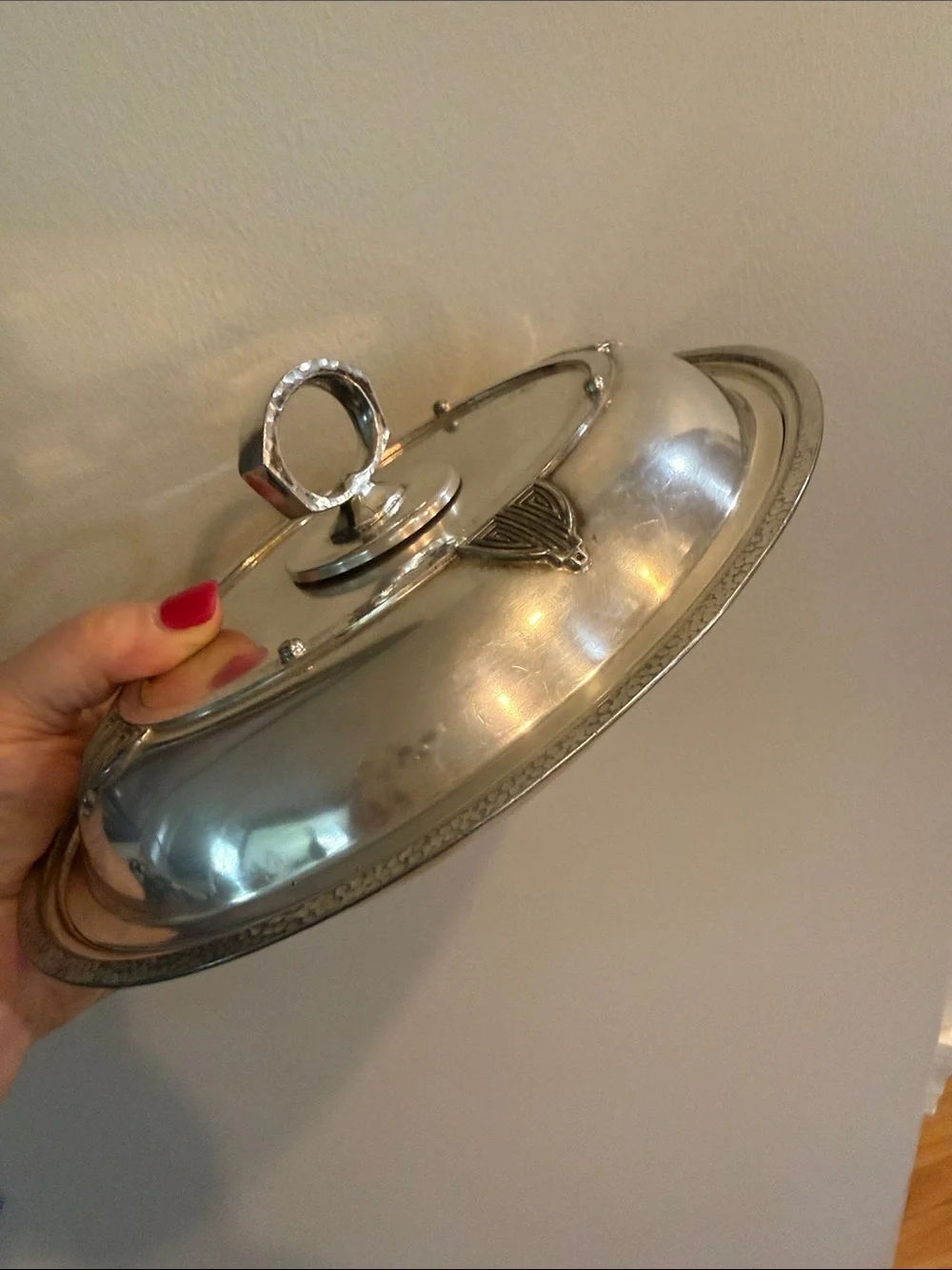 Art Deco Knickerbocker Sheffield Silver-plated Covered Serving Dish 1930 -1940’s